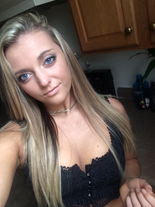 Pretty young blonde with great eyes