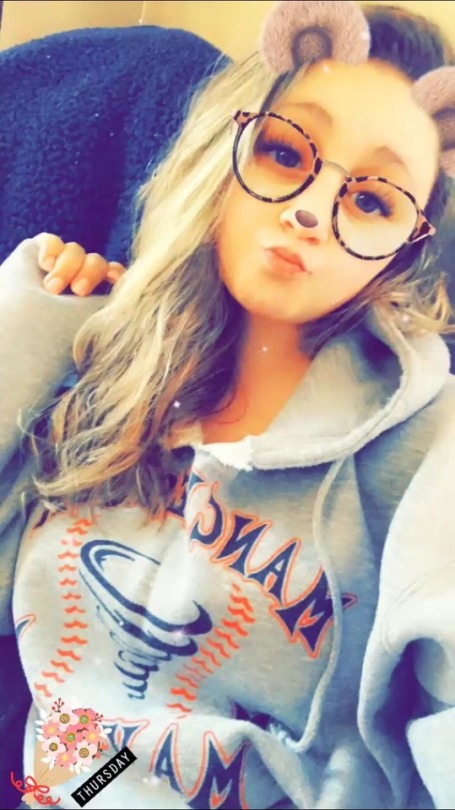 Snapchat selfie