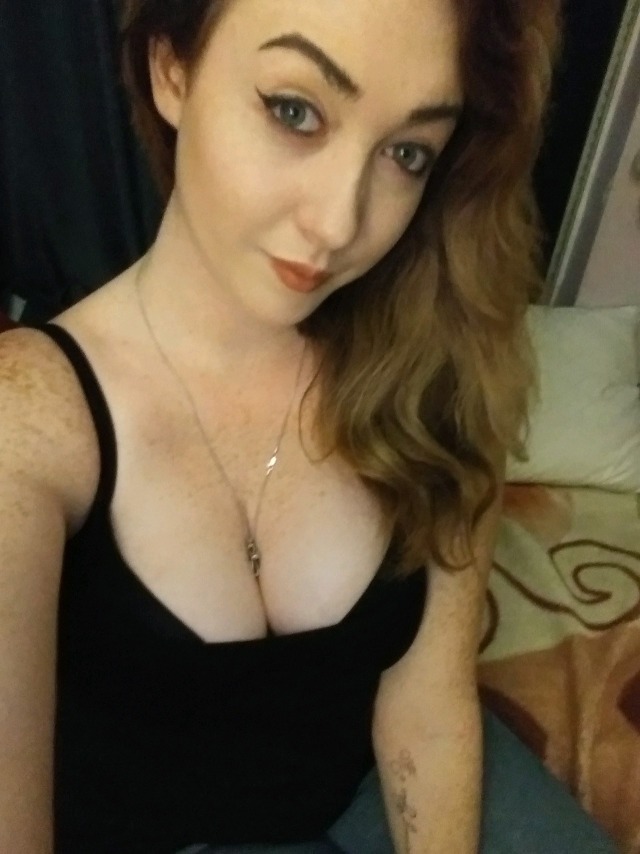Tank top selfie