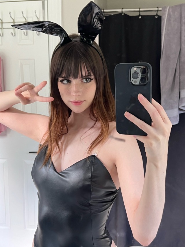 Bunny taking a selfie